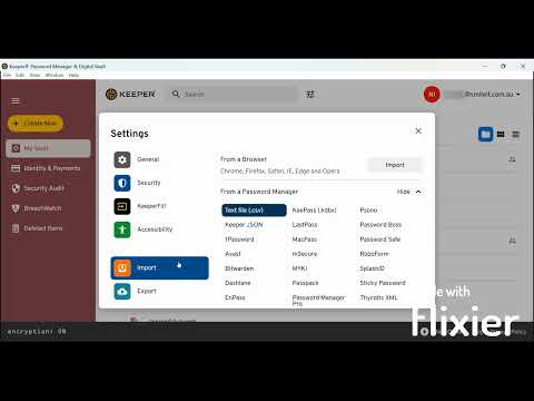 6. Importing Records to Keeper