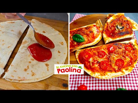 Have you ever tried calzones with piadinas? Recipe not to be missed! quick and easy dinner saver
