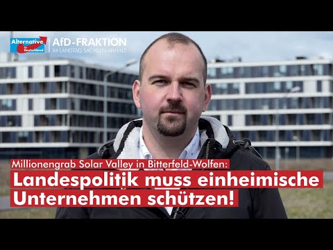 Millionengrab Solar Valley in Bitterfeld-Wolfen