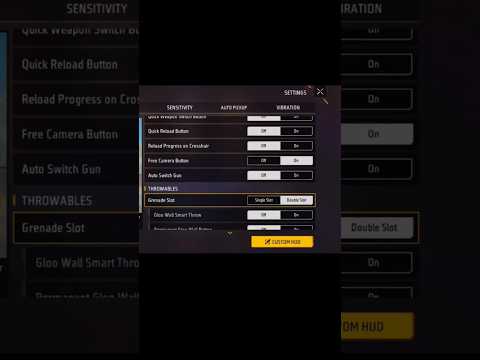 New Tricks Free Fire Max Grenade Single Slot to Double Slot #zeroxffuid #shots #shortsfeed