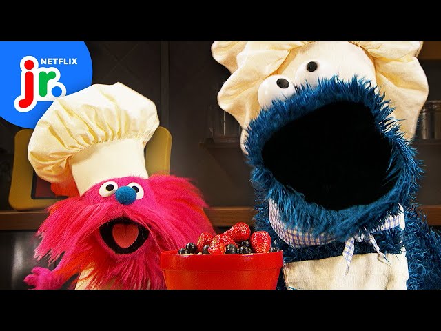 Vídeo relacionado con Sesame Street Cookie Monster - Mochila unisex, color azul y negro, azul, 38 cm
