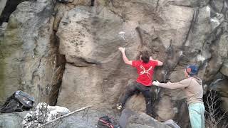 Video thumbnail of Kitkat, 7B+. Modřín