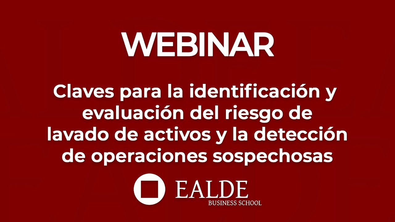 Identificación y evaluación del riesgo de lavado de activos y detección de operaciones sospechosas.
