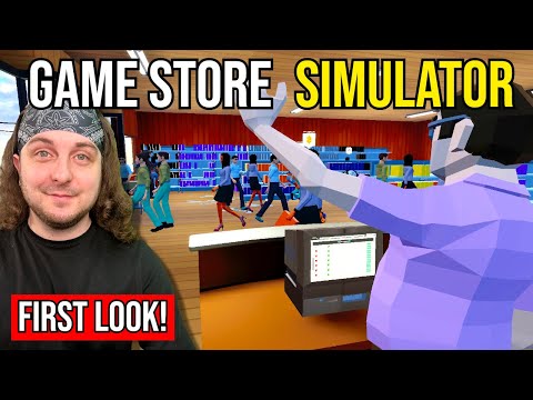 Building Our Own GAME STORE! (Game Store Simulator) - YouTube