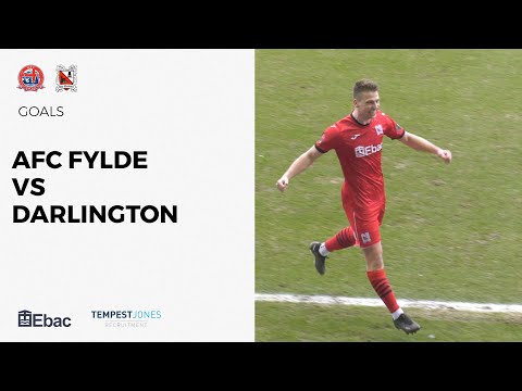 Goals: AFC Fylde v Darlington