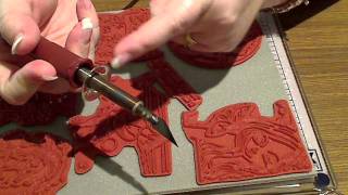 Using EZ-mount to mount unmounted stamp PLUS Walnut Hollow Hot Knife