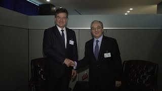 Zohrab Mnatsakanyan a eu une rencontre avec son homologue slovaque