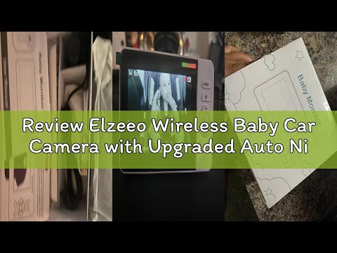 Elzeeo Baby Monitor with Camera and Audio, 2.8" Screen No WiFi Baby Monitor for Nursery and Travel, Portable Baby Camera Monitor with Auto Night Vision, VOX, 2-Way Talk, Temperature Sensor & Lullabies video review thumbnail