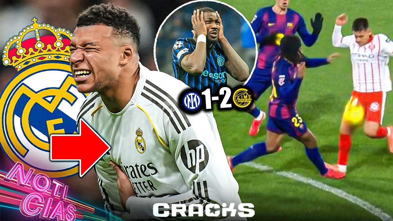 ¡Mbappe fuera! ¿Toda la temporada? | Oficial: Perjudicaron al Barça, era falta | Bodo echa al Inter