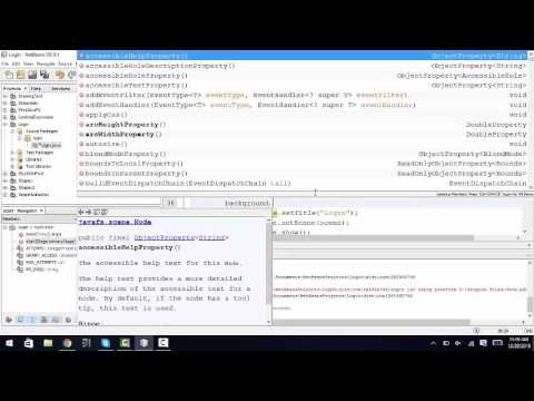 JavaFX Tutorial 17 Binding,Property and Login