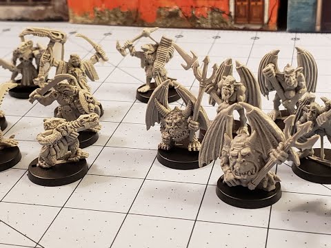 Impact Miniatures: Heartbreaker Rats versus Demons!