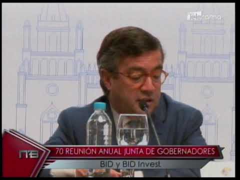 70 reunión anual Junta de Gobernadores BID y BID Invest