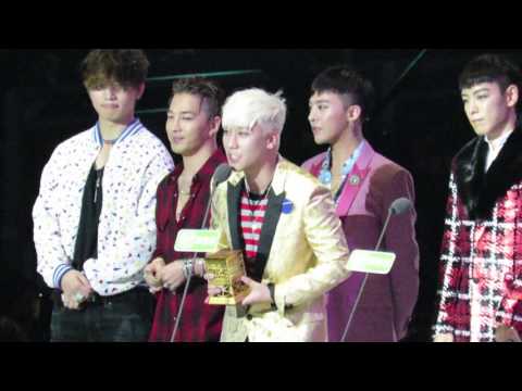 151202 MAMA BIGBANG winning speech