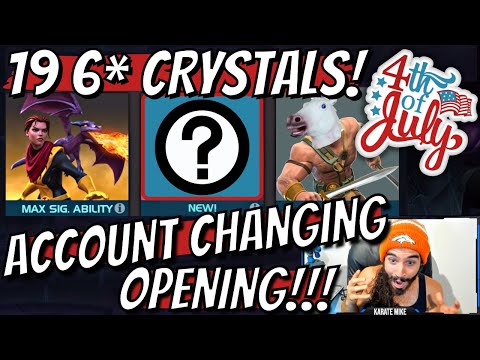 ONE OF MY LUCKIEST CRYSTAL OPENINGS EVER!!!!! ACCOUNT CHANGING, INSANE LUCK!!!! JULY 4TH 2022!!!