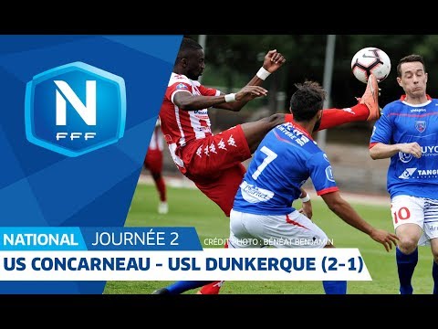 J2: US Concarneau - USL Dunkerque (2-1), le résumé I National FFF 2018-2019