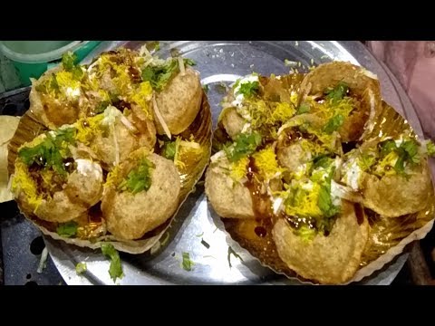 Kolkata Street Food - Dahi Golgappa ( Dahi Phuchka ) - Bengali Street Food India 2017 Video