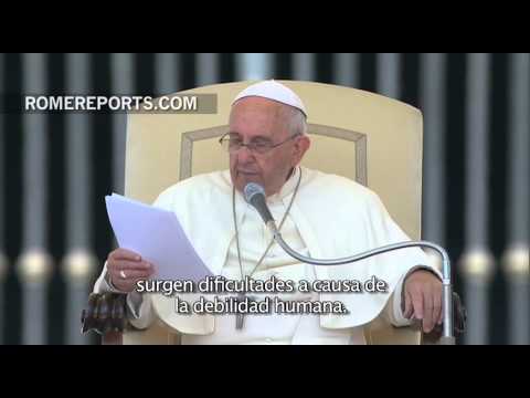 Francisco elogia a las familias que cuidan de sus enfermos