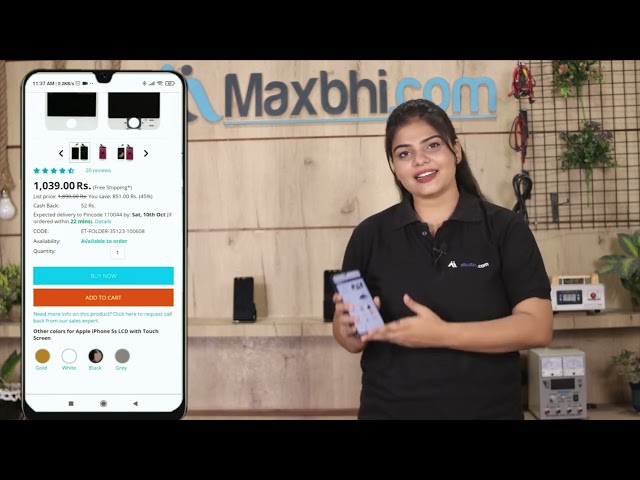 Product video thumbnail for Back Panel Cover for Microsoft Lumia 640 XL LTE - Blue