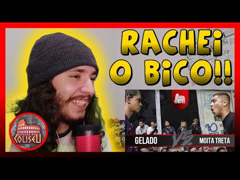 (TENTE NÃO RIR 😂😂) MOITA TRETA (SP) X GELADO - BATALHA DO COLISEU - EDIÇÃO 67 | REACT BAUEB