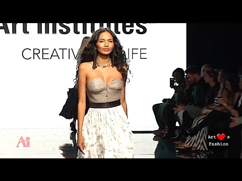 THE ART INSTITUTES SHOWCASE Los Angeles Art Hearts Fashion Spring Summer 2017 - Fashion Channel