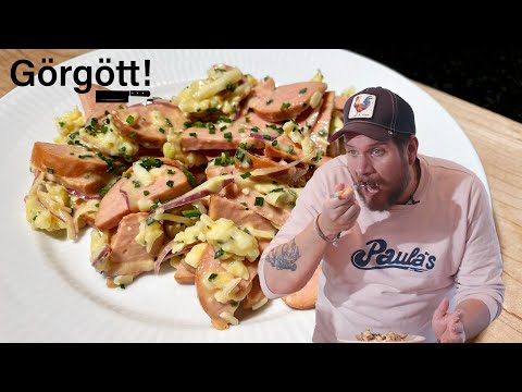 Swiss “Wurscht-Chääs Salat” 🌭🧀 (Sausage and Cheese Salad)