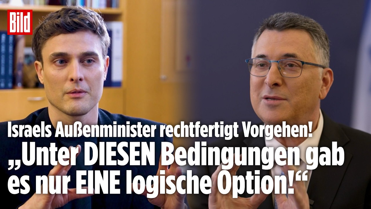 IRAN-ISRAEL-KRIEG: Israels Außenminister Sa'ar verteidigt harte Militärstrategie!