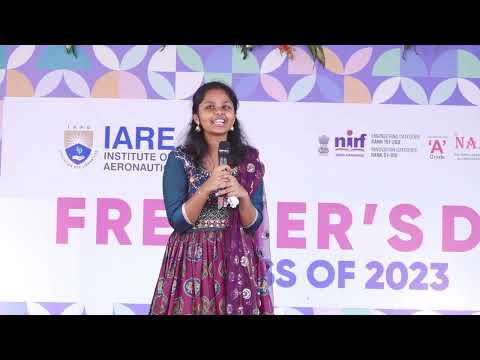 IARE CSE FRESHERS"2023