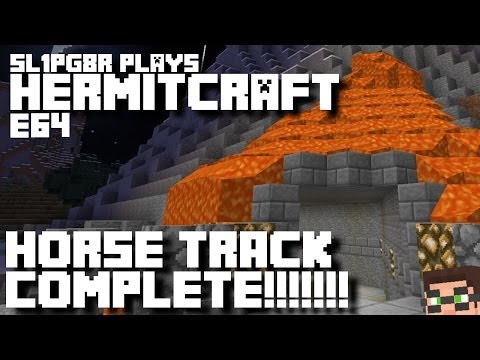 Minecraft Hermitcraft LP E64 - Horse Track COMPLETE! ( Let's Play )
