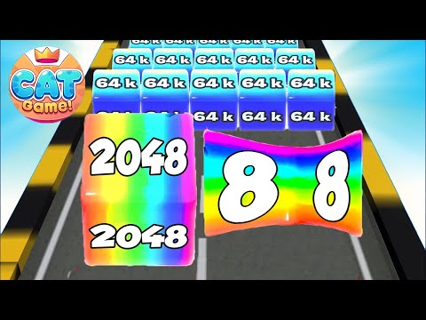 ⭐ 2058 Top Video Games TikTok Gameplay - Jelly Run 2048 Shape Walkthrough (New Update Android)