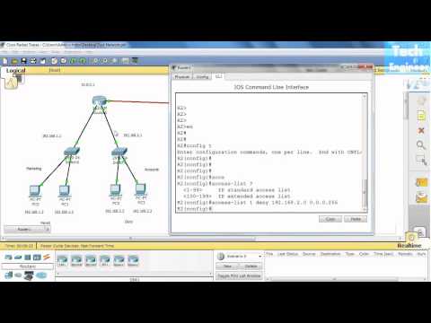Block Network via Standard ACL (Access Control List) in Routers