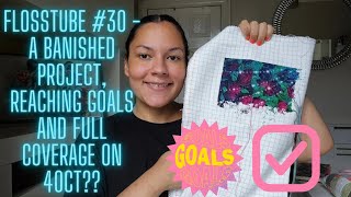 Flosstube #30 - Full Coverage Cross Stitch Update