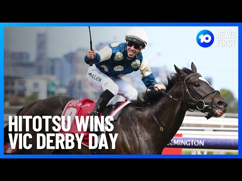 Hitotso Wins Victoria Derby Day | 10 News First