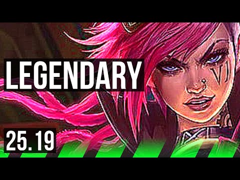 VI vs KHA'ZIX (JGL) | 19/1/7, Legendary | KR Master | 25.19
