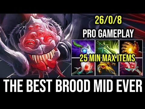 [Infamous.Wisper] The Best Broodmother Ever EPIC MICRO GOD 25Min Full Items 26Kills No Death Dota 2
