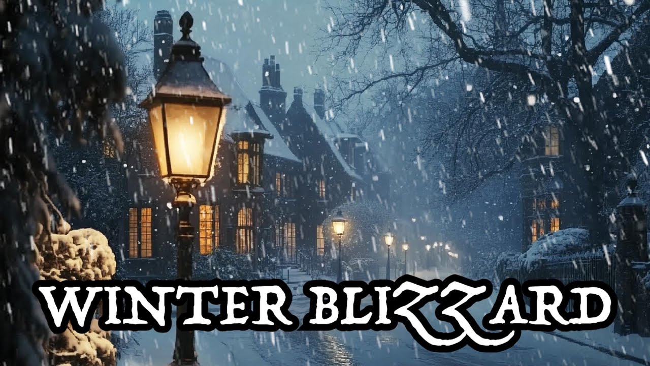 Wild Snowstorm & Frozen Winds┇Howling Snow Gusts & Winter Roars┇Relaxing Sleep Atmosphere
