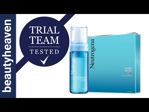 Trial Team Tested: Neutrogena Hydro Boost Moisturising Foaming Cleanser & Hydro Boost Mask