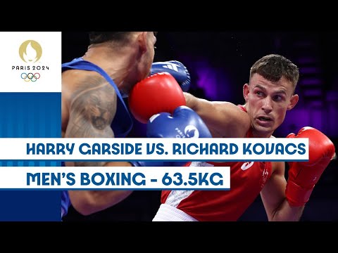 🇦🇺 Harry Garside vs. Richard Kovacs 🇭🇺 | Men's Lightweight Boxing| #Paris2024 Highlights