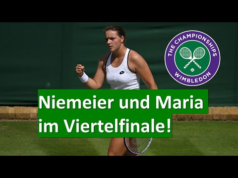 Niemeier und Maria im Viertelfinale von Wimbledon!