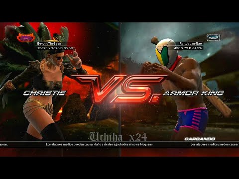 165_6 Christie (BeyondTheSeen) vs Armor King (RaidJapan-Nao) - Tekken 6 ( Uchiha x24 ) Online 43