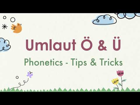Umlaut ö und ü - Phonetics with Tips & Trick in 5 Minutes