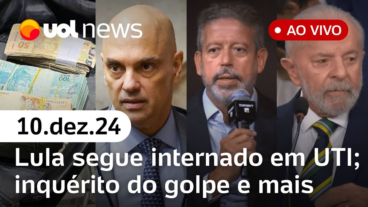Lula teve dor de cabeça antes de ser operado; Janja acompanha em UTI + notícias ao vivo | UOL News