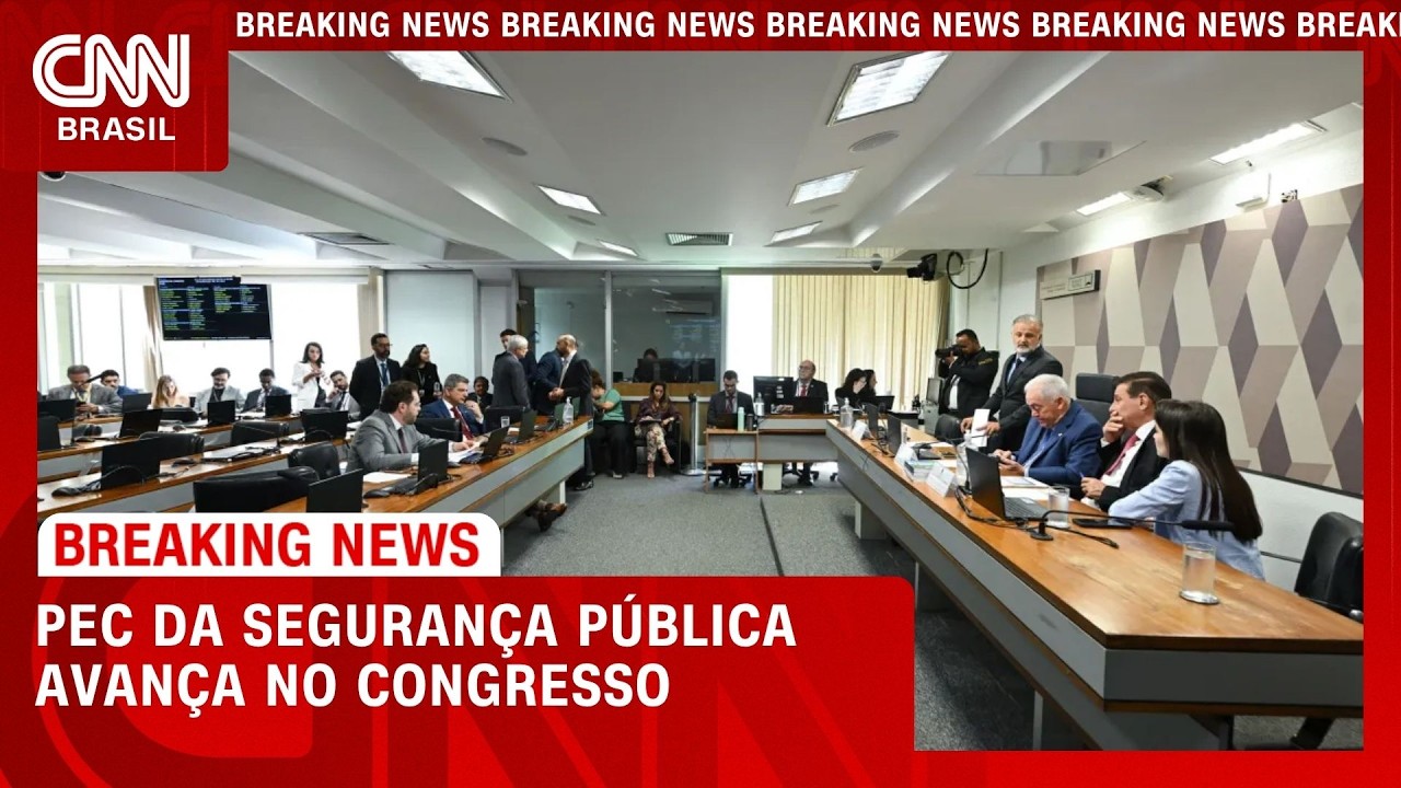 Comissão do Senado aprova PEC da Segurança; texto segue para o plenário | CNN 360º