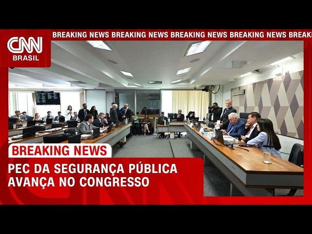 Comissão do Senado aprova PEC da Segurança; texto segue para o plenário | CNN 360º