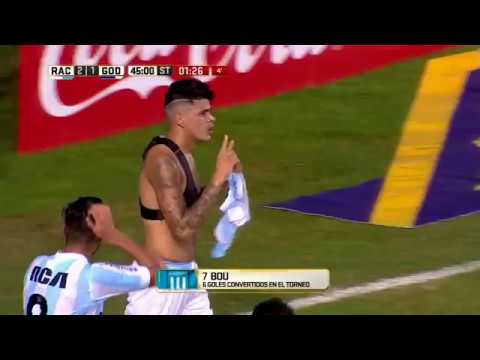 Gol de Bou // Racing 2-1 Godoy Cruz // Fecha 17 Primera División 2016/17