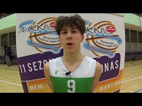 Arnas Stučka po pralaimėjimo "Marijampolės SC-Alvarsui"