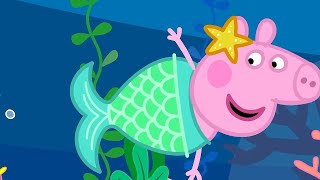 Download lagu Peppa Becomes A Mermaid! 🧜‍♀️ 🐽 Peppa Pig Full Episodes mp3