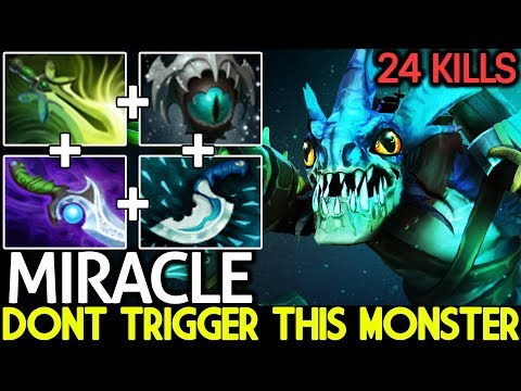 Miracle- [Slark] Dont Trigger This Monster 24 Kills No Mercy 7.22 Dota 2