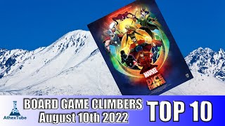 Top 10 Board Game Climbers for Week Ending in Aug 10th 2022