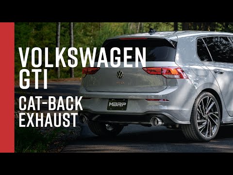 2022+ VOLKSWAGEN GOLF GTI // MBRP 3" Cat-Back, Dual Rear Exit Exhaust