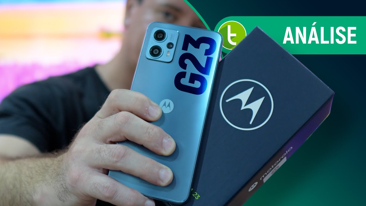 Miniatura da avaliação em vídeo de Smartphone Motorola Moto G23 Dual SIM 128 GB Azul